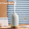 Ceramic Diffuser 100ml Essential Oil Diffusers Aromatherapy Ultrasonic Humidifier Timer 7 LED Colors  Lights For Home Office