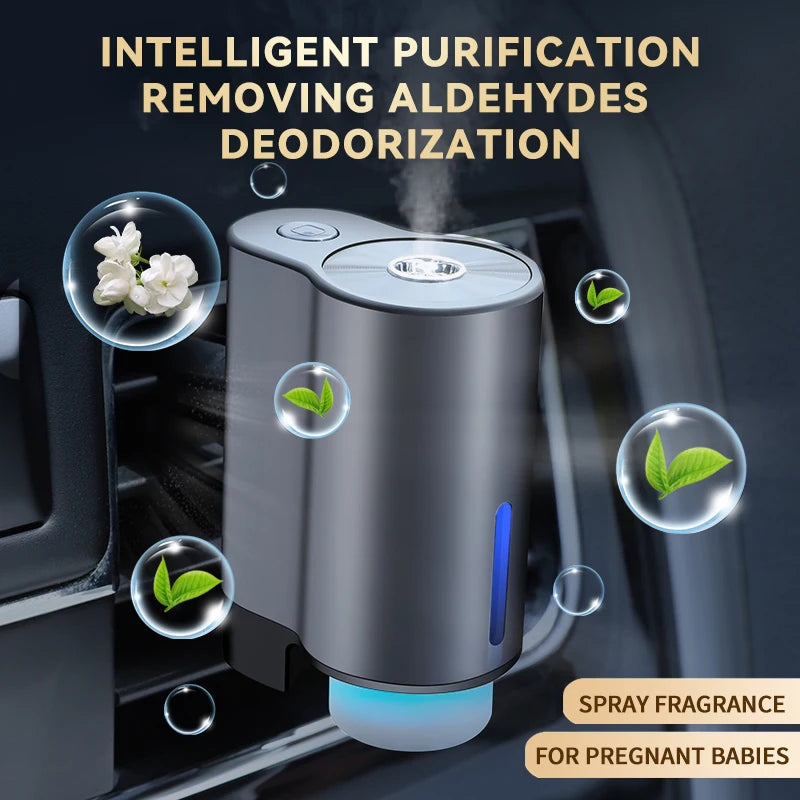 Humidifier Essential Oil Diffuser Car  Fragrance Car Air fresheners with Three Adjustable